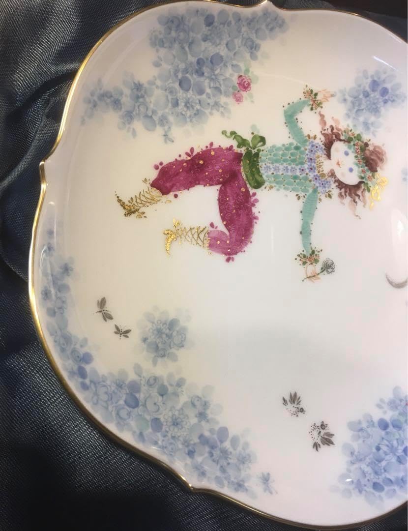 マイセンお箱真夏の夜の夢No.6プレート18cm 真夏の夜の