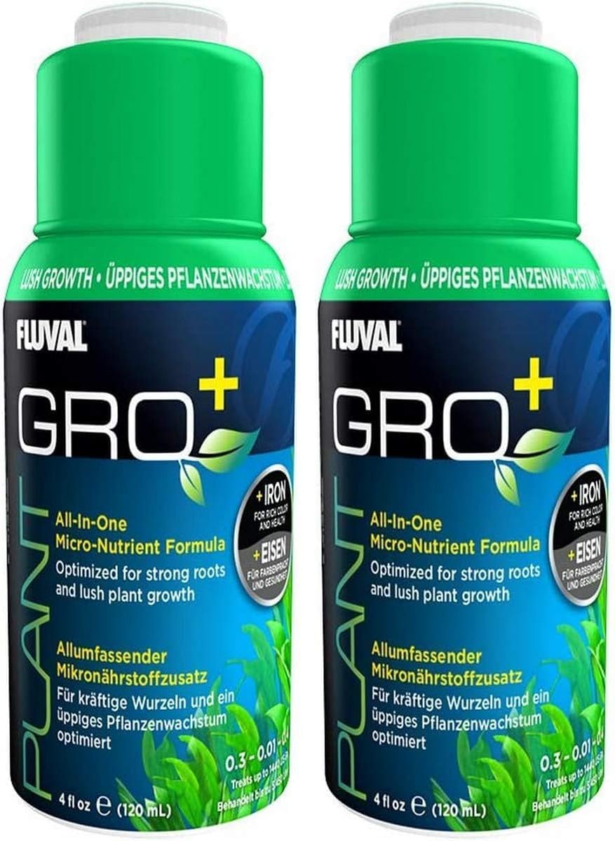 Fluval Plant Gro+, Plant Micro Nutrient for Aquariums, 4 Oz., A8359 (Pack of 2)