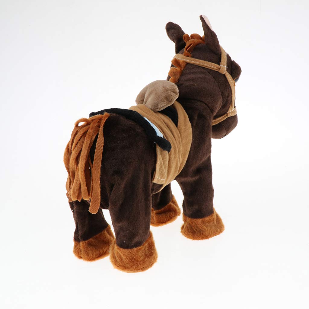 Amazon.co.jp: 馬 電動馬おもちゃ 歌う 歩く 馬ぬいぐるみ 全2カラー