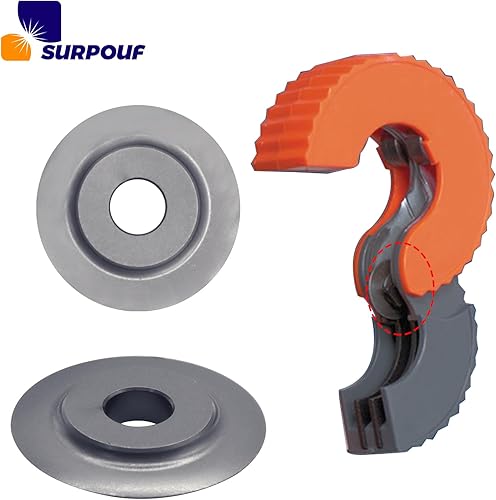 Miniatura 5 de 41317 Modelo E-3469 Piezas de rueda de repuesto para cortador de tubos (paquete de 4) se adapta a cortador RIDGID 101 103 104 117 118 150 151 152