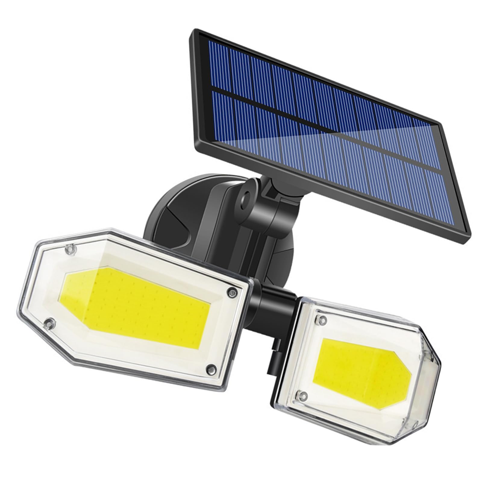 APGLSXY Light LED Motion Sensors Light Security Suitable for Garden and Yard with Adjustable Brightness Double Head Outdoor Solar