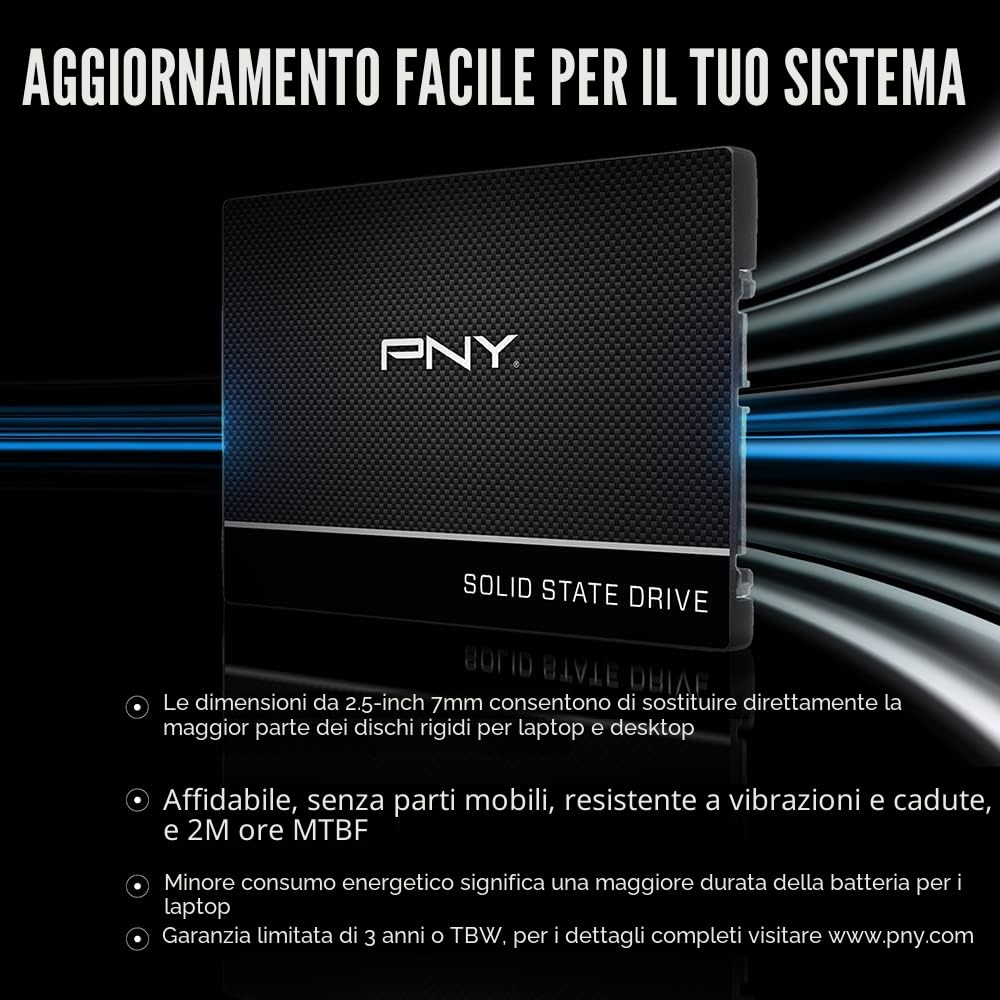 PNY CS900 SSD 1TB SATA III 2.5 cala