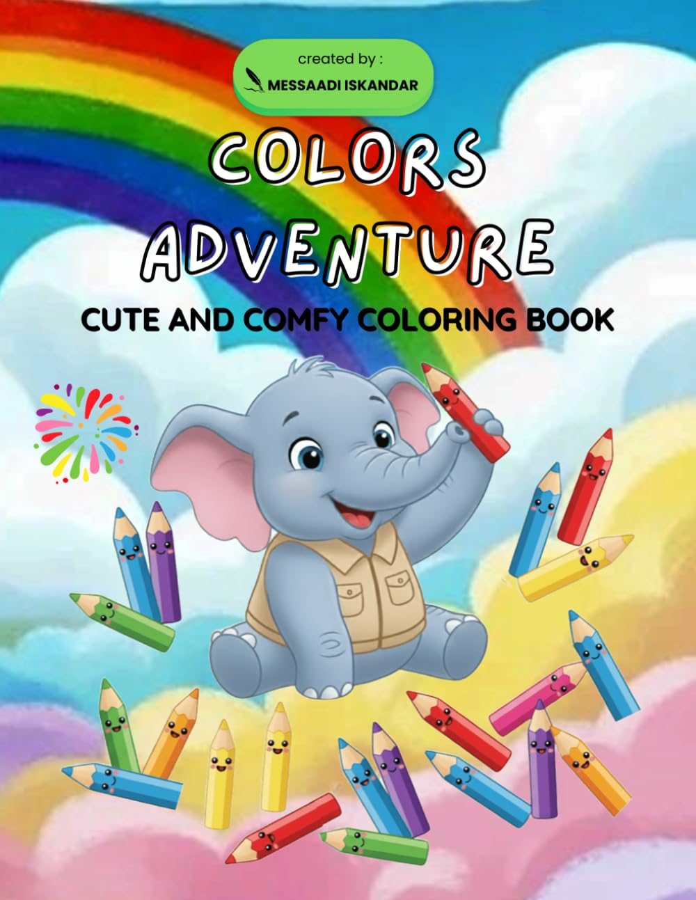 Colors Adventure: Cute and Comfy Coloring Book.
