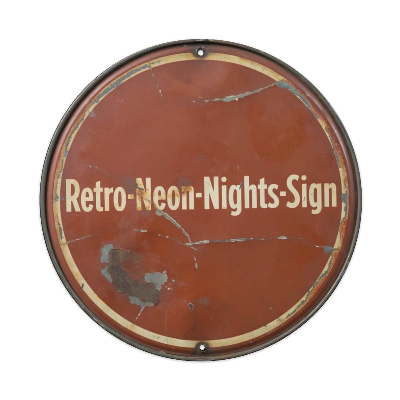 Retro-Neon-Nights-Sign Metal Tin Sign Plaque