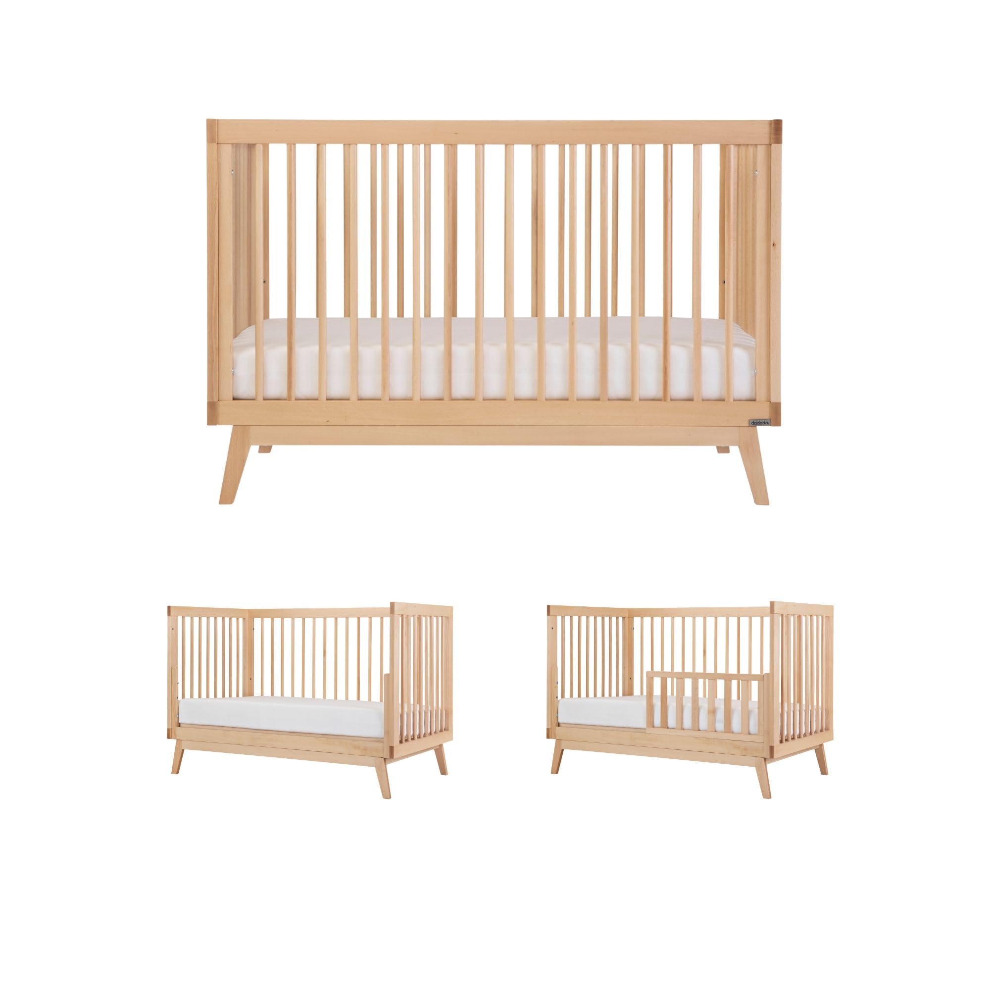 Amazon.co.jp: dadada Baby Soho 3-in-1 転換可能な木製ベビー