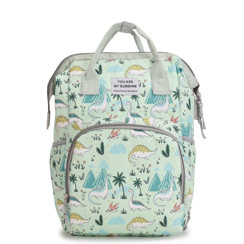 Baby Diaper Backpack for Mothers | Large Capacity Water-Resistant Maternity Travel Bag | Multi-Pocket Baby Care Bag (Blue)-image-37