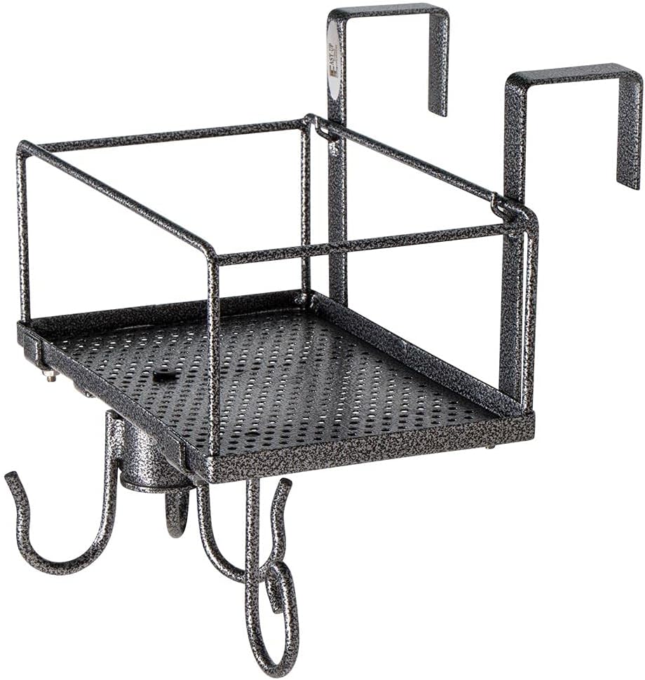 EASY-UP Pro Portable Tack Cleaning Shelf for Equestrian Enthusiasts | Convenient & Rust Resistant | Ideal for Horse Tack