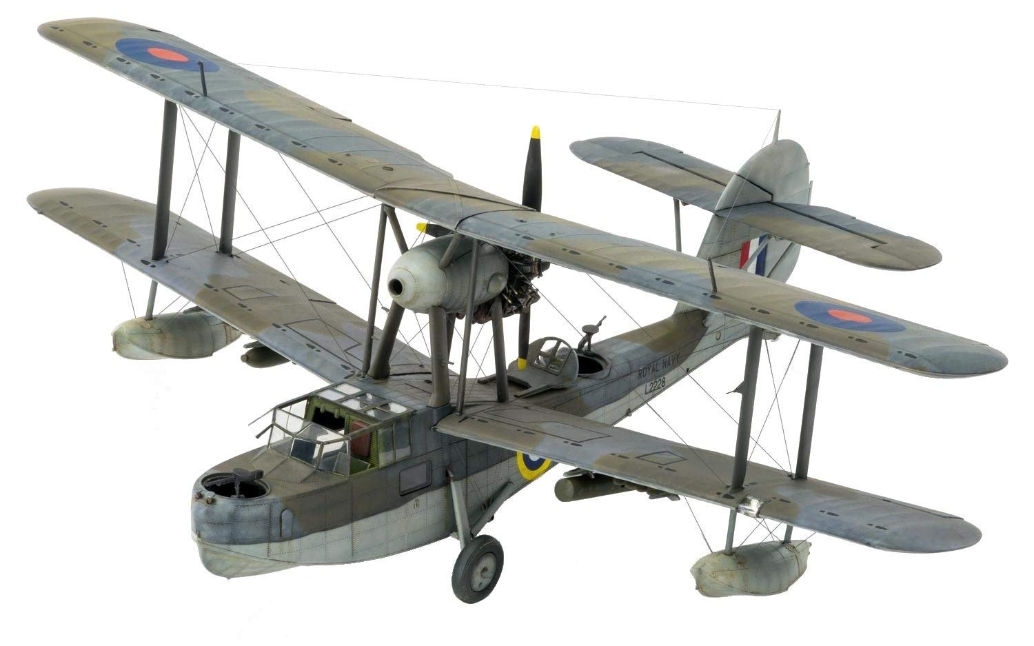 Airfix-Modellset – A09183 Supermarine Walrus Mk.I Modellbausatz – Kunststoff-Modellflugzeugbausätze, Set enthält Gussrahmen und Abziehbilder – Modell im Maßstab 1:48