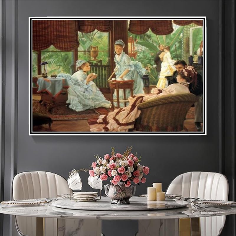 Amazon | ジェームズ・ティソによる温室の絵画の中で﹣フルラウンド