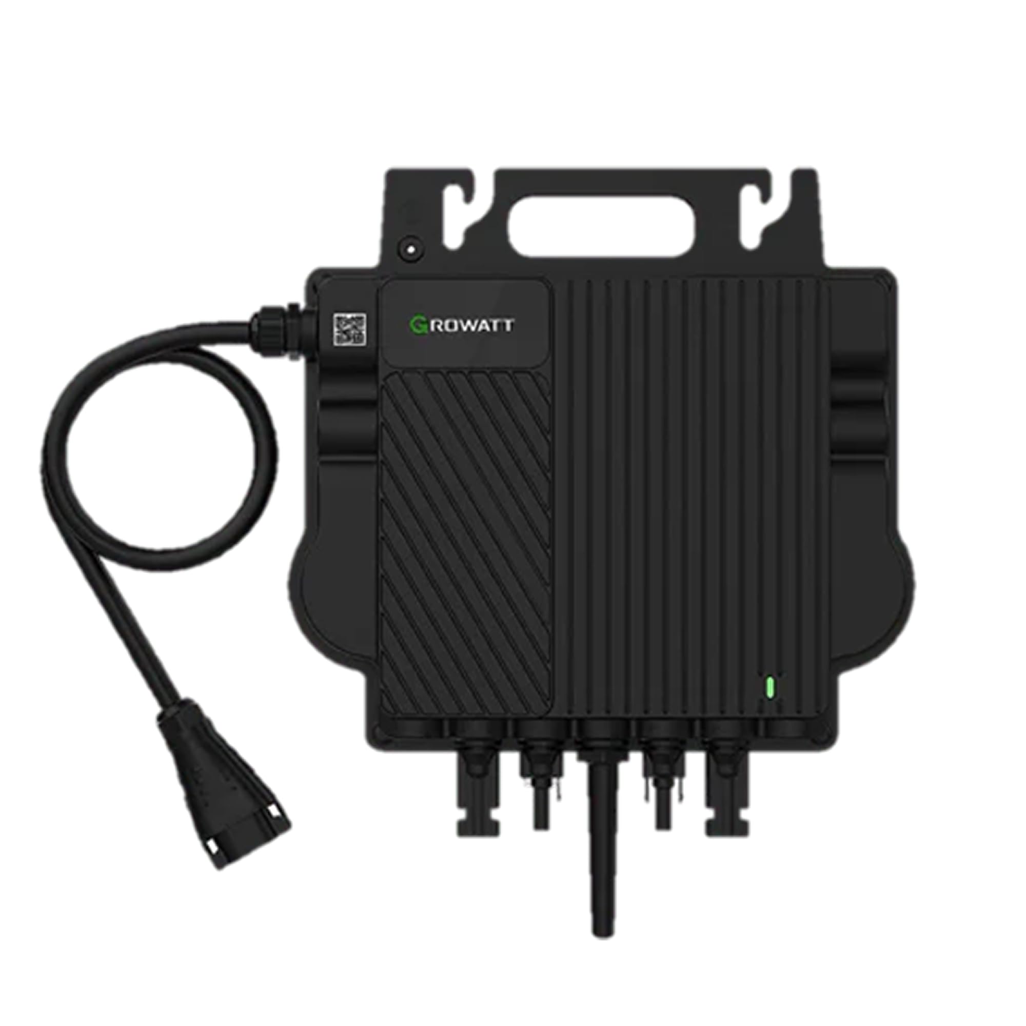 GROWATT Mikro-Wechselrichter 800 W NEO‑800M‑X für Balkonkraftwerk, IP67 wetterfest, Plug&Play Installation, 2 MPPT, WiFi Bluetooth, Micro Inverter