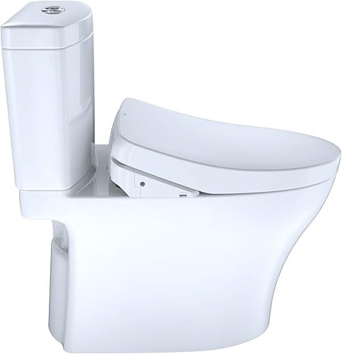 Miniatura 4 de TOTO MW4463056CEMG#01 WASHLET+ Aquia IV - Asiento de bidé eléctrico S550e, algodón blanco