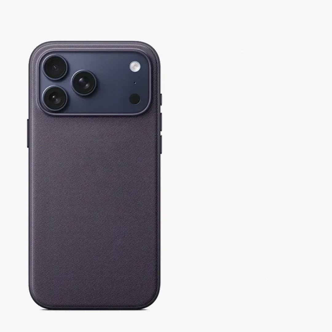 Étui iPhone 17 Pro violet tissé pour vos déplacements urbains