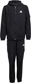 adidas Unisex Children's Junior Woven Cargo Tracksuit Tracksuit (Pack of 1) 9-10 Ja…