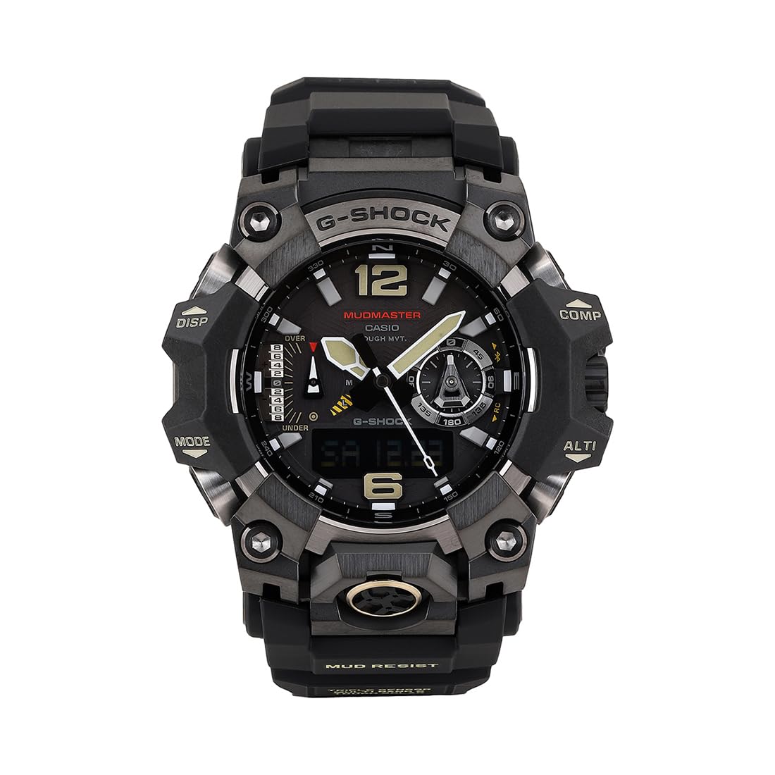 Casio G-Shock GWG-B1000-1ADR Gray IP Analog-Digital Dial Black Resin Strap Mens Watch Mud Resistant Tough Solar G1473 (B0CPMGRF1F) Amazon Price History, Amazon Price Tracker