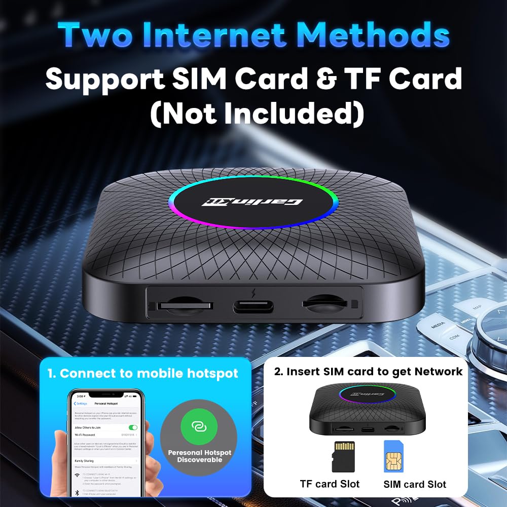 Carlinkit Tbox Plus Magic CarPlay Ai Box, Wireless 