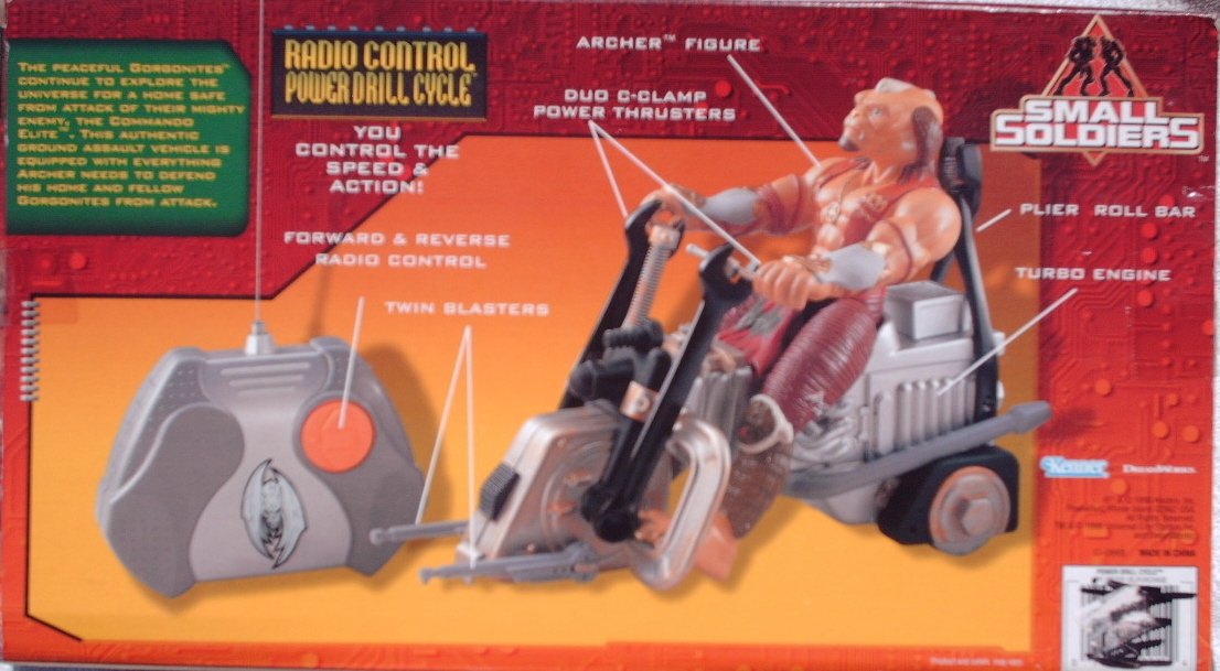 Small Soldiers Archer Power Drill Cycle Radio Remote Control
