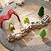 ibwaae Wooden Train Set for Baby Toys with Numbers and Blocks Train Toy 12 PCS for Toddler Boys and Girls 1 2 3 4 5 Birthday Toys