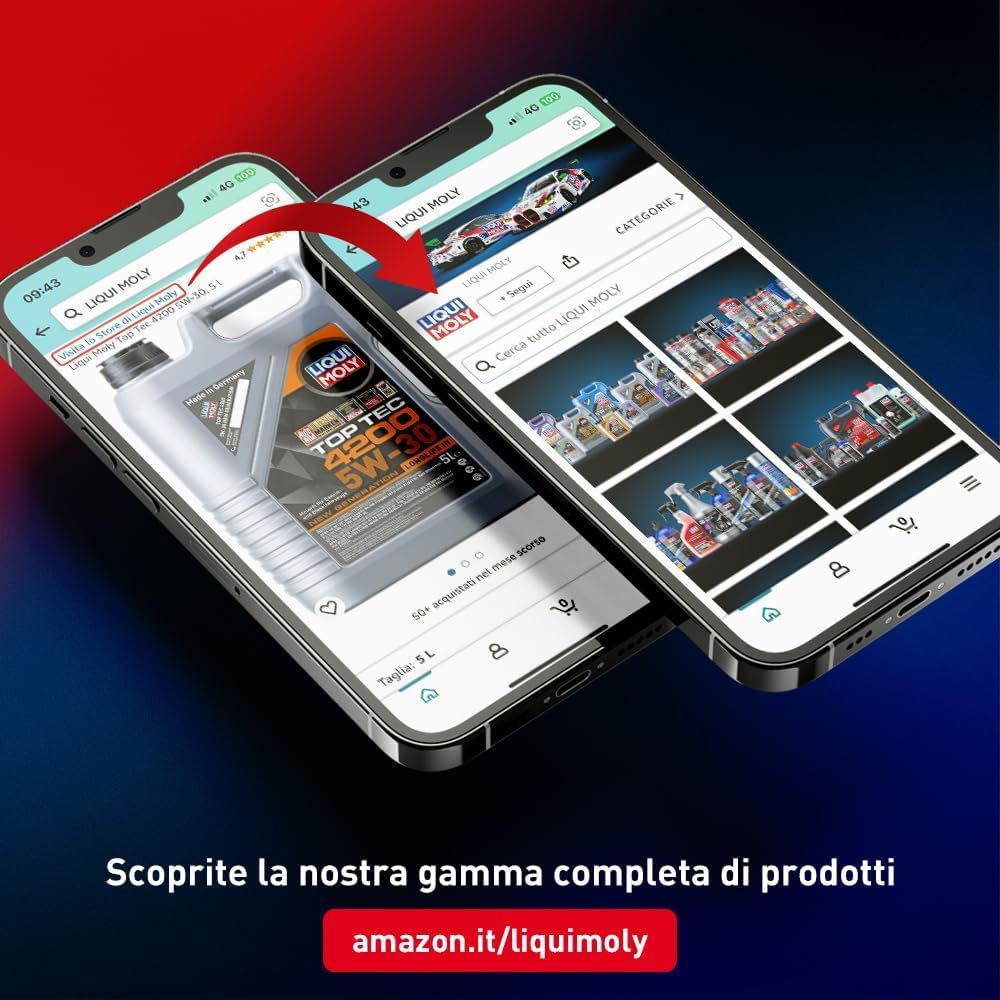 LIQUI MOLY | Top Tec 4100 5W-40 | 5 L | Oli motore | Tecnologia sintetica | SKU: 9511