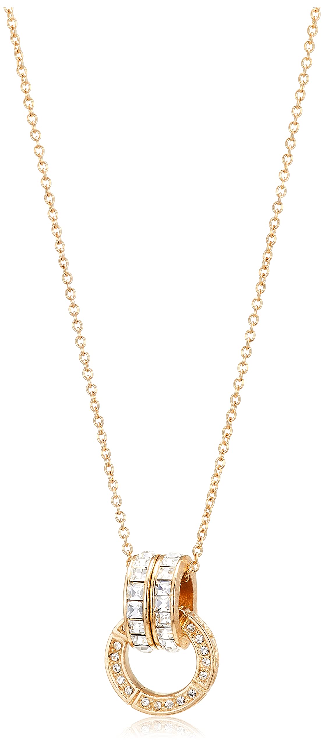 Amazon | [Grossé] Vertical Miss MAT ネックレス ゴールド/クリア