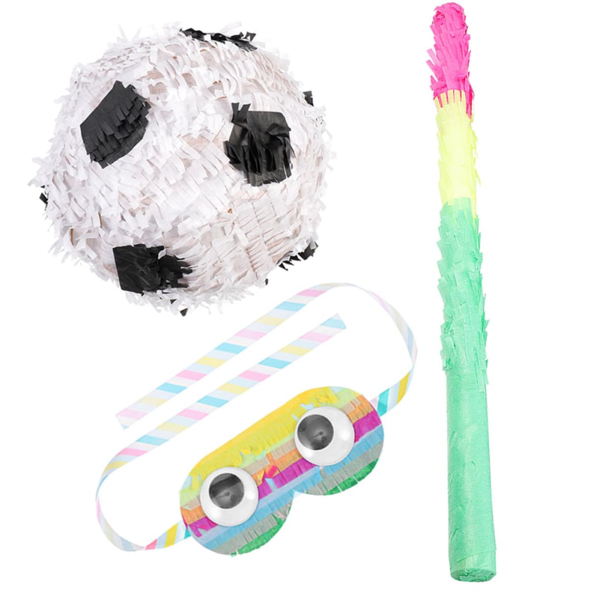 Fußball Piñata aus Papier 1 Satz für Geburtstagsfeier und Karneval