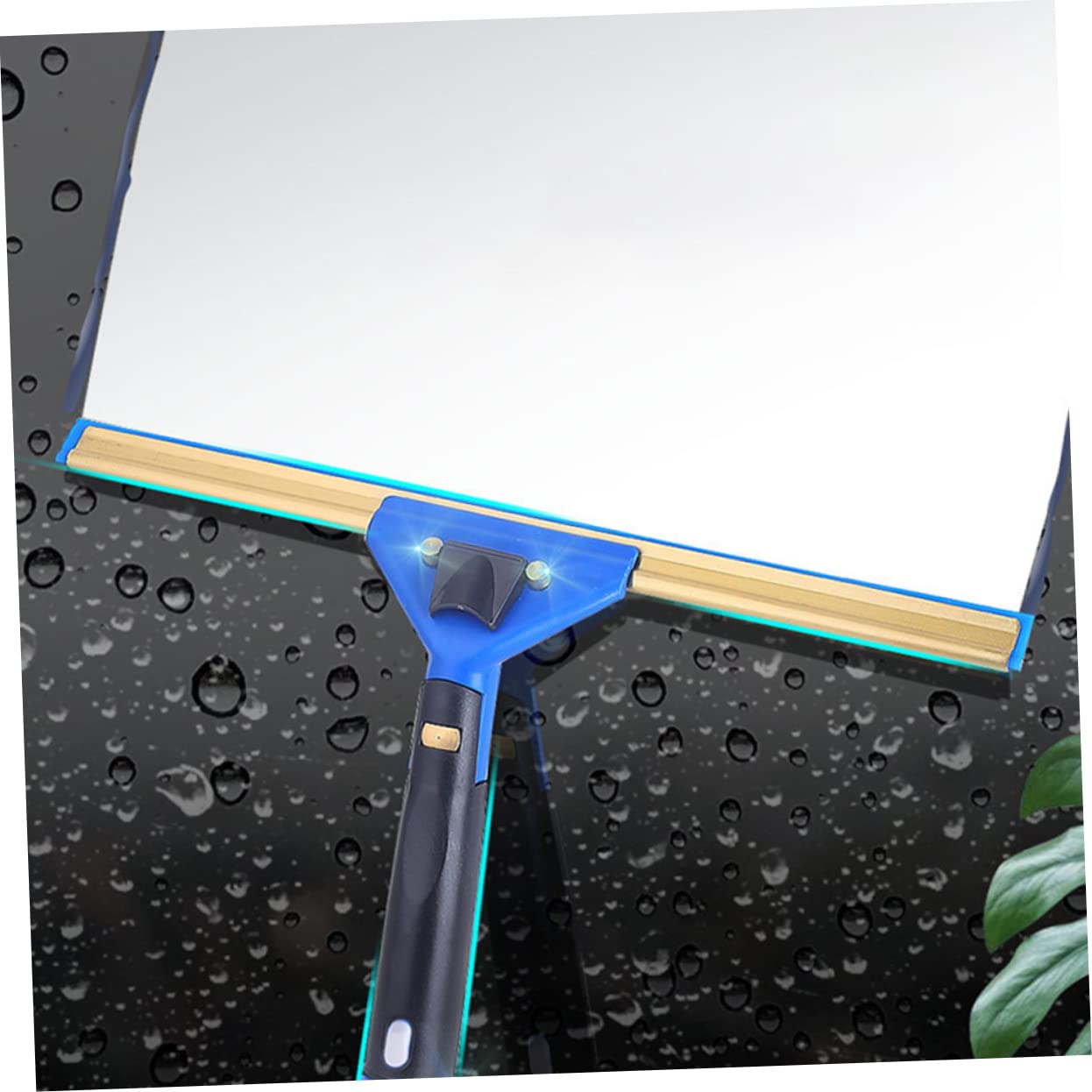 Gatuida Raclette Extensible en Matériau Composite Bleu pour Nettoyage Facile des Vitres et Pare-Brise de Voiture, Kit Léger pour Salle de Bain et Toilettes Plusieurs Styles