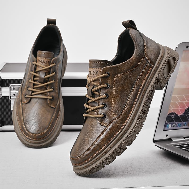 Men's Outdoor Hiking & Trekking Backpacking Shoes Trail Work & Safety Leather Low-top