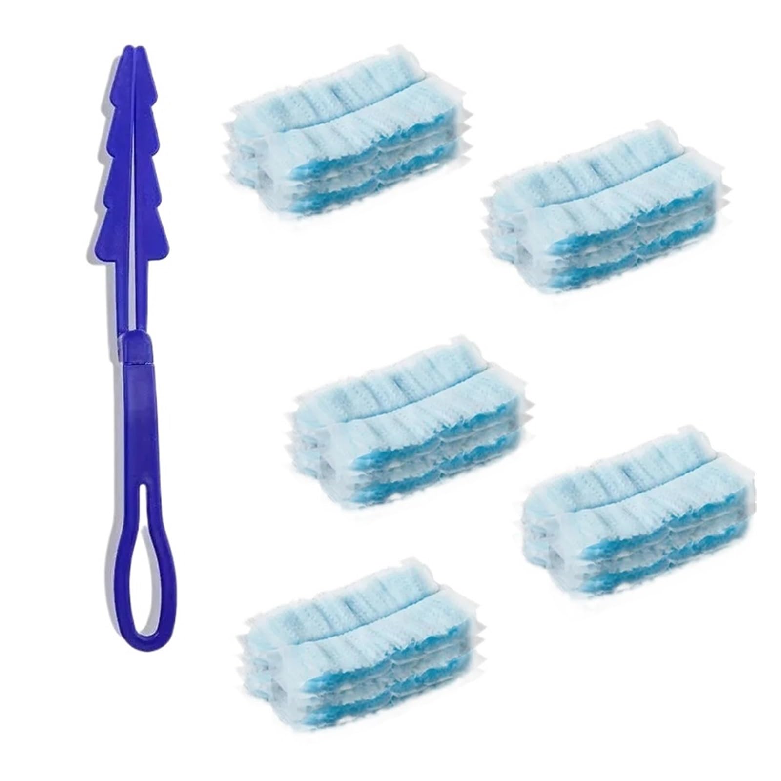 Plumero Corto de Microfibra for Limpieza persianas, Herramienta Superficie hogar y Oficina, 20~50 Uds para Limpiar El Polvo(50PC)