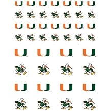 Miami Hurricanes Small Sticker Sheet - 2 Sheets