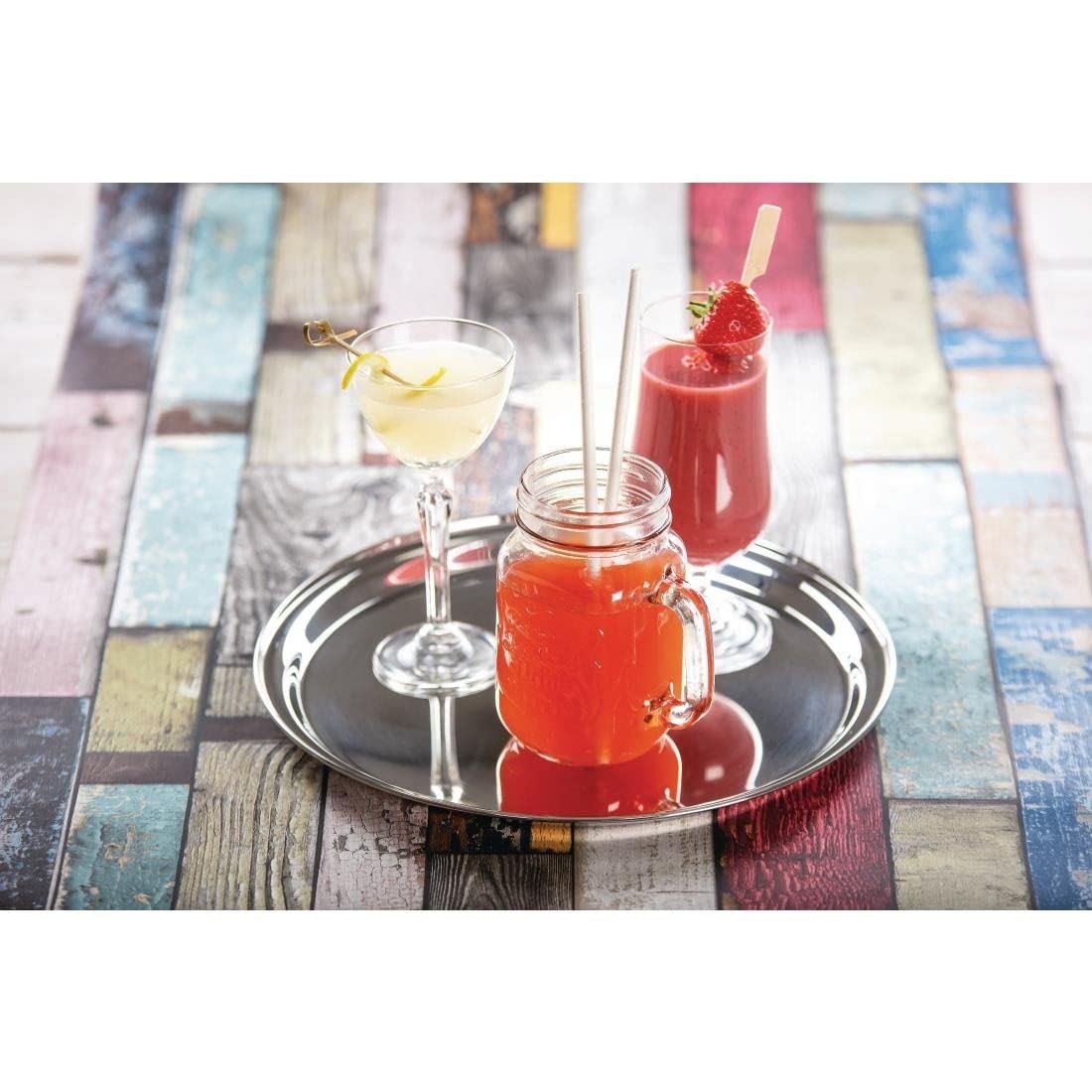 Olympia cm698 Maniglia Bere Vaso StampatoIce Cold Drink, 450 ml, 16 Oz