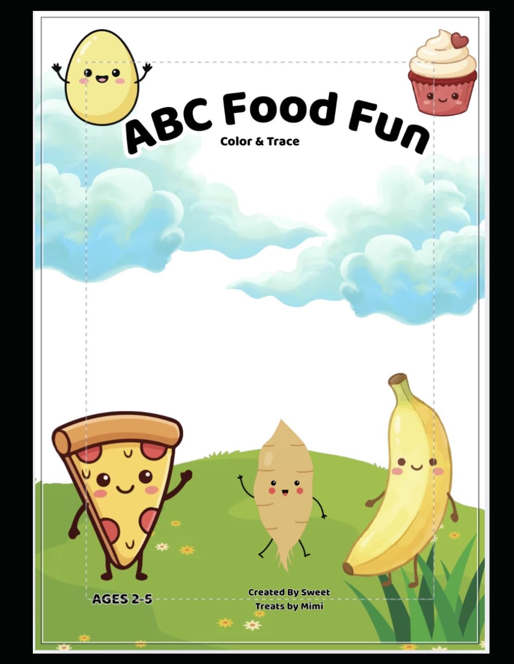 ABC FOOD FUN: Color & Trace