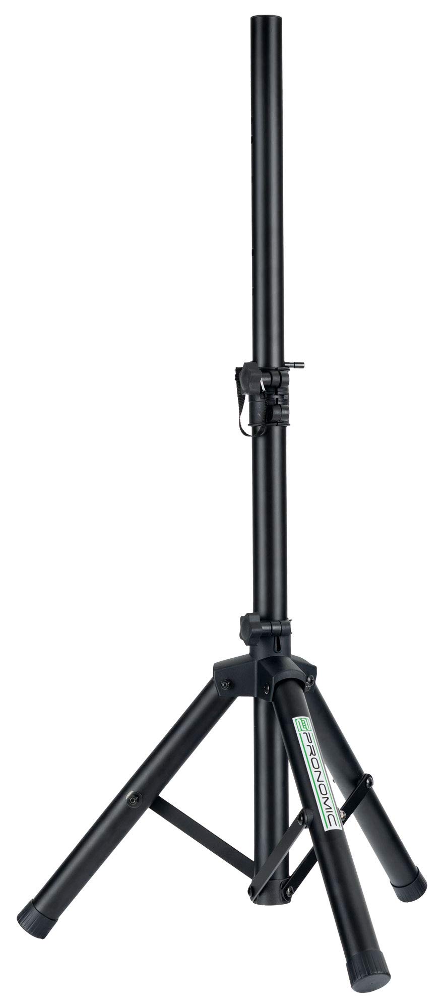 Pronomic SPS-5S Statore per Casse in Acciaio - Statore Basso in Acciaio - Ideale per Line Array, Monitor e Amplificatori Acustici - Altezza da 67 a 120 cm - Solo 1,8 kg - Nero