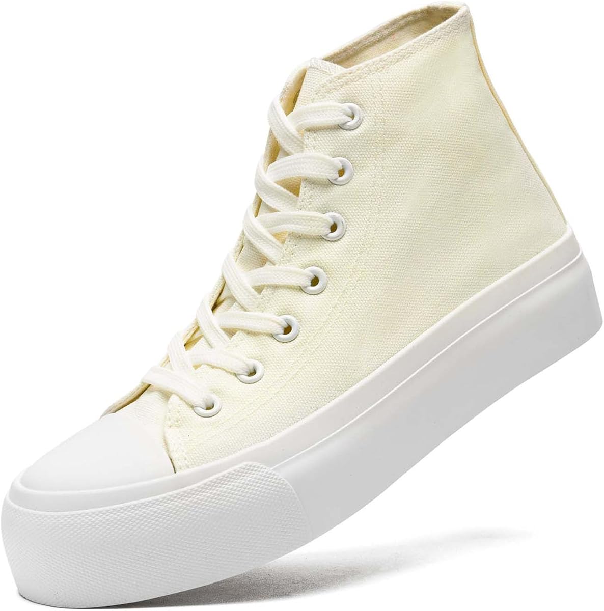 Zapatillas deportivas de lona de plataforma para mujer Zapatos de lona clásicos de caña alta para hombre Tenis informal unisex Zapatillas deportivas de moda cómodas con cordones