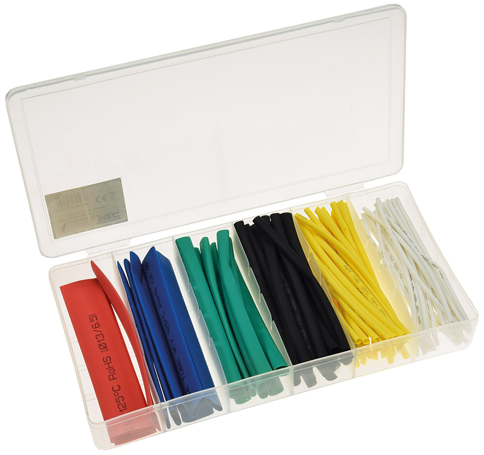 ChiliTec 17894 Assorted Heat Shrink Tubes, 100 Pieces