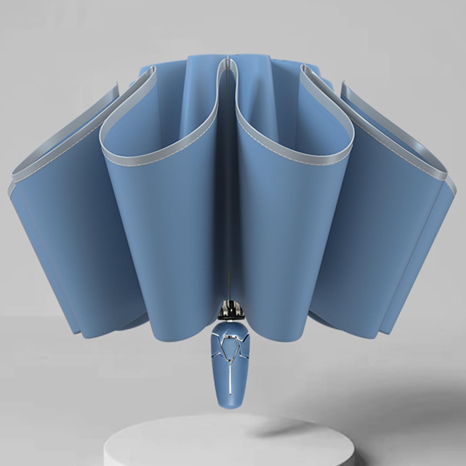 Regenschirme – Winddichte Regenschirme mit reflektierenden Riemen, automatisches Sonnenschutzwerkzeug, ergonomisches Design, wasserdichtes Outdoor-Zubehör, einziehbares Golfzubehör für regnerische
