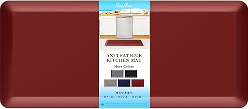 StepRite Tapete de cocina antifatiga de 45 pulgadas de grosor, antideslizante, resistente a las manchas, impermeable, tapete de escritorio para