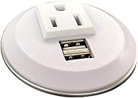 Vista 14 de Impecgear Power Plug - Centro de alimentación para escritorio con ojales, centro de datos de alimentación para muebles, 2 CAT6/1 HDMI/1 USB/1 tipo