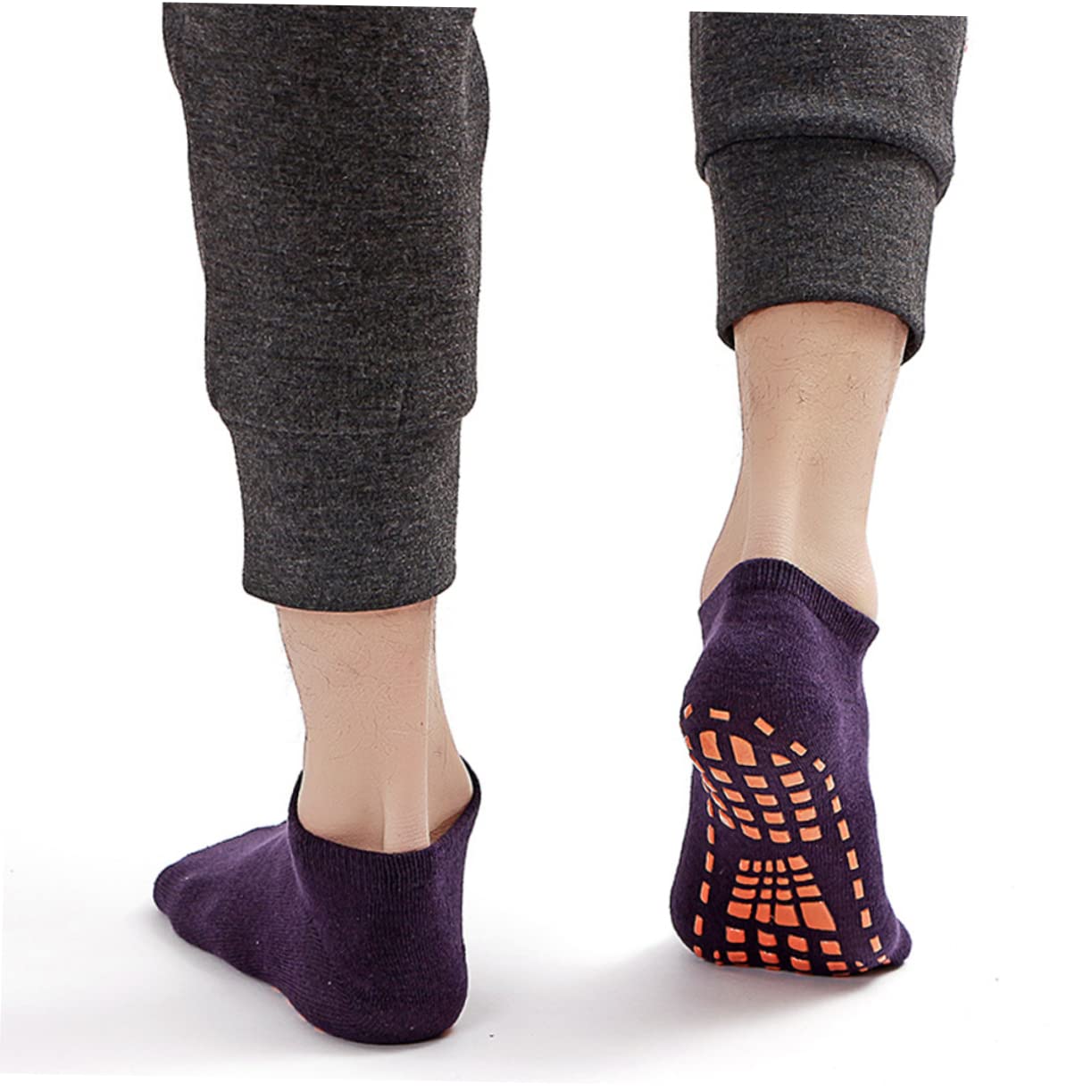 PACKOVE 20 Paar Gummi-Bodensocken Krankenhaussocken Erwachsene Sport Barre- Atmungsaktive Kinder Baumwoll Yoga- Boden-Anti-Rutsch-