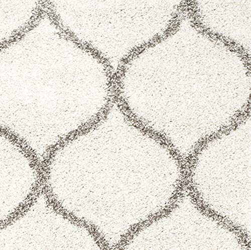 Image of Carpet for Living Room 7x10 feet Anti Skid Rug Colour Ivory Grey