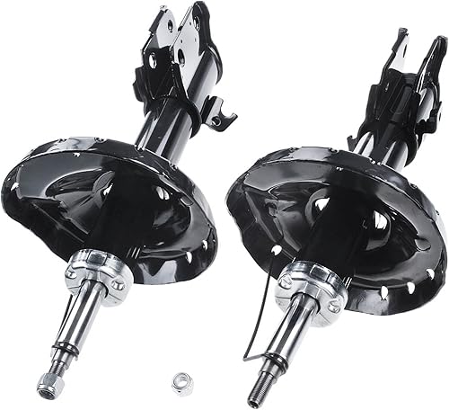 A-Premium Par delantero (2) conjunto de amortiguador compatible con Subaru Impreza 2008 2009 2010 2011, lado del conductor y del pasajero