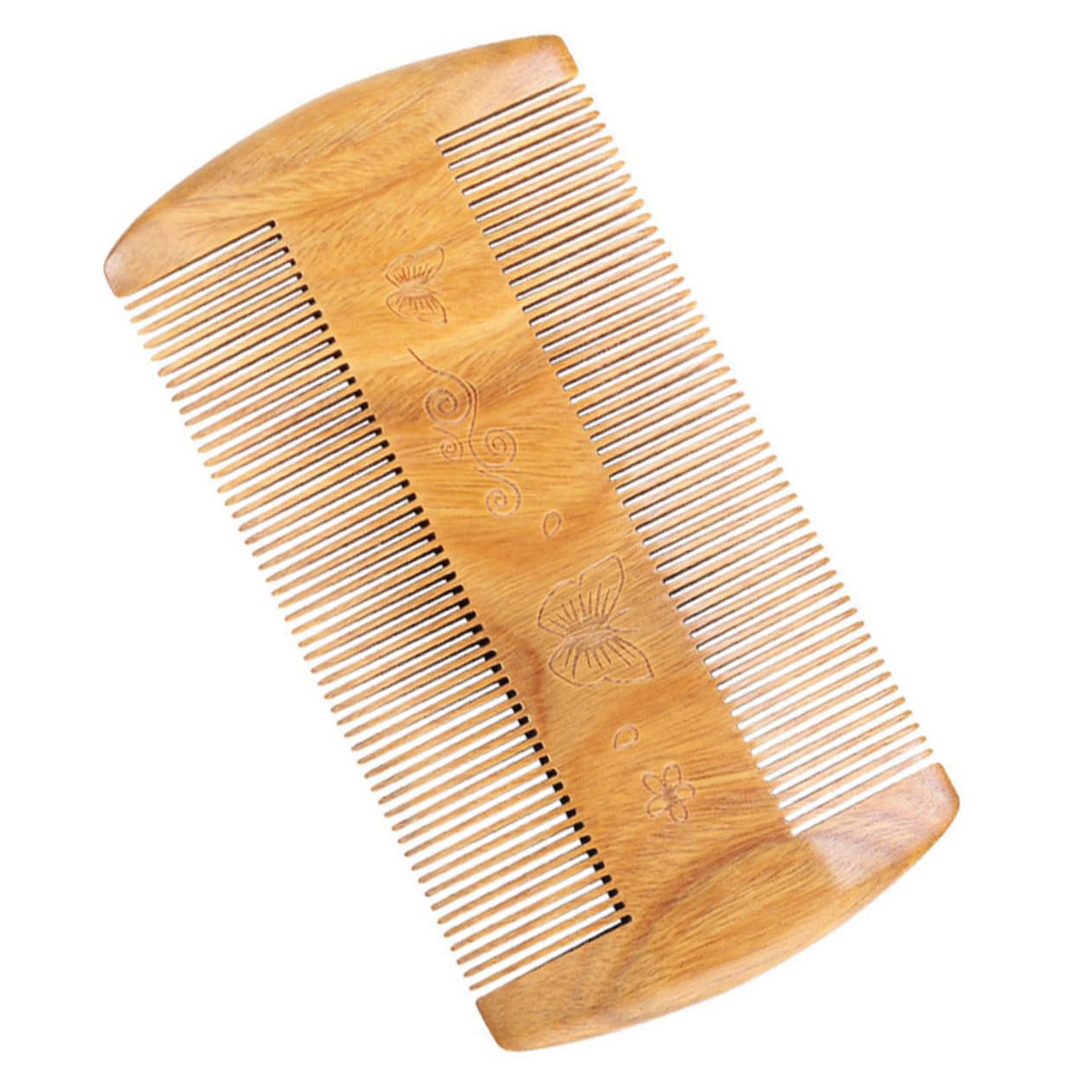 minkissy 5 peines de bolsillo para barba de sándalo verde para hombres, peine de bolsillo para barba, de corte de a, de bigote, de a para hombres, s para cabello hombre,