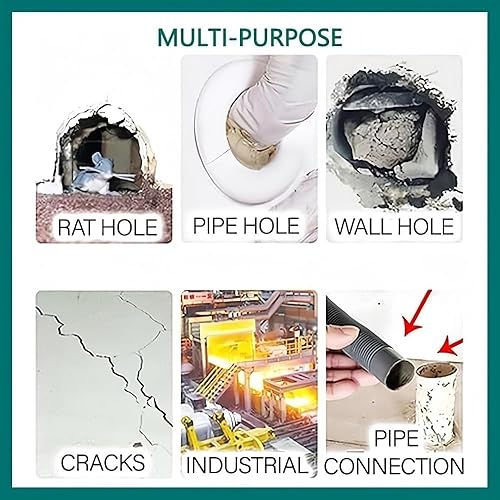 Miniatura 6 de Masilla selladora impermeable, nuevo tipo arcilla de sellado de reparación de masilla blanca 2026, barro de reparación rápida para conexión de