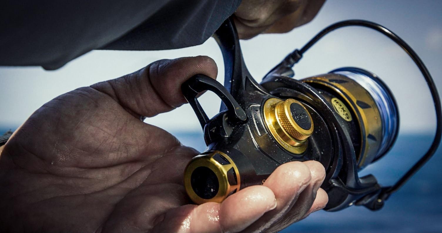 Penn Spinfisher VI kołowrotek spinningowy Unisex's Spinfisher VI, czarny/złoty, jeden rozmiar