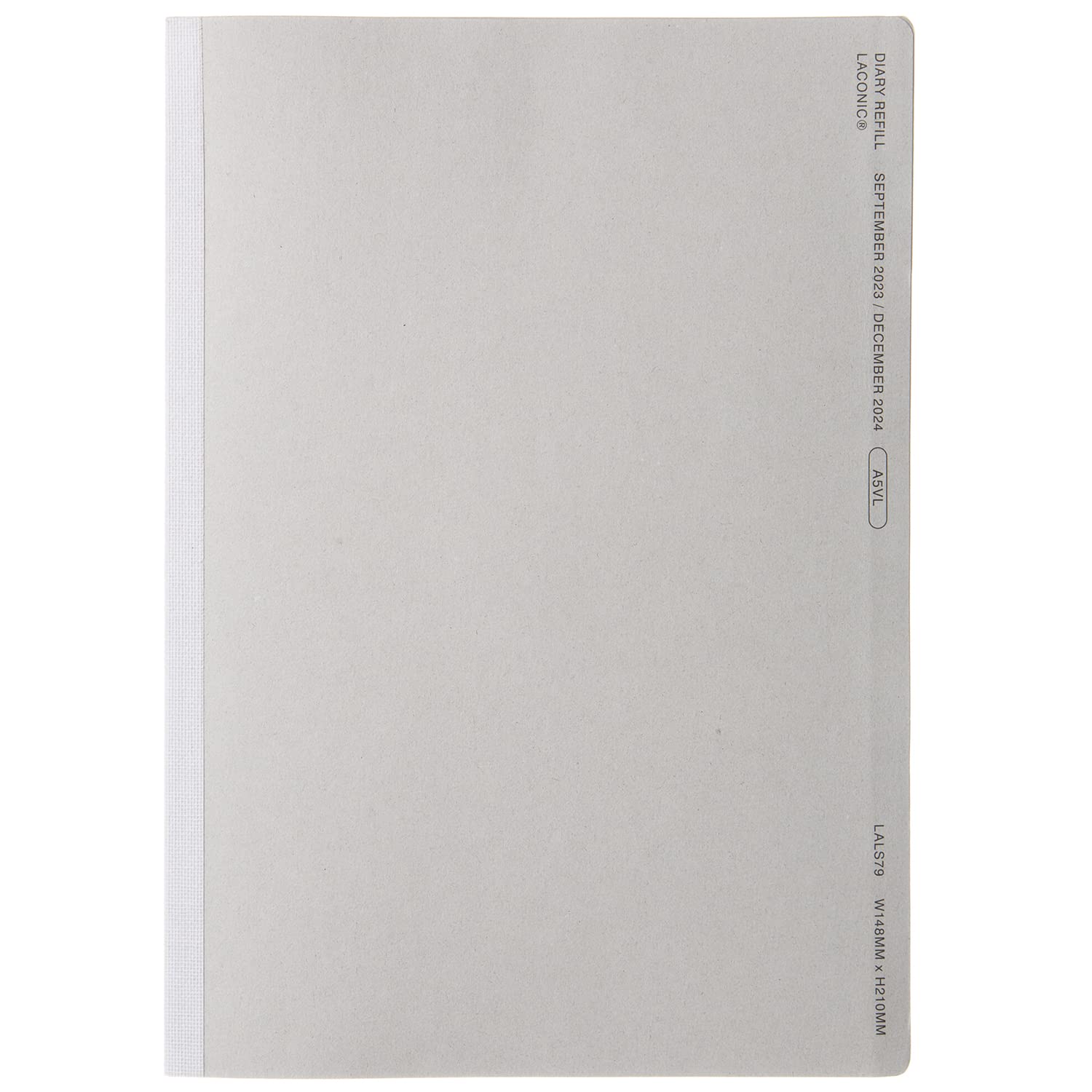 Laconic Notebook Refill 2024 A5 Weekly LALS79-190 (Begins September 2023)