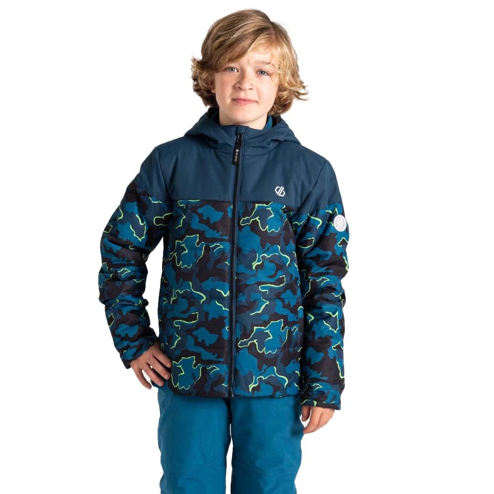 Dare 2b Girls Liftie Full Zip Padded Waterproof Ski Jacket Chaqueta Acolchada, Niños