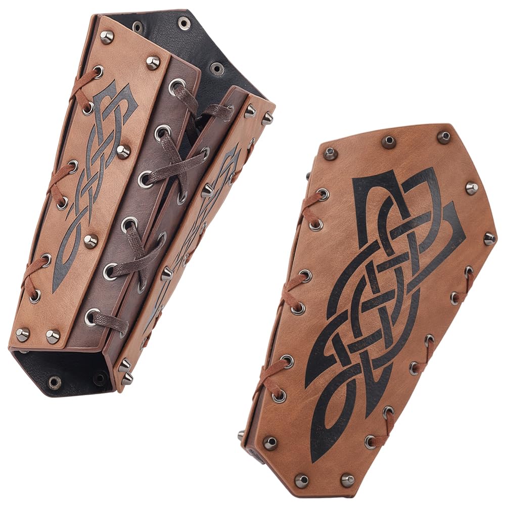 NBEADS Leather Arm Guard