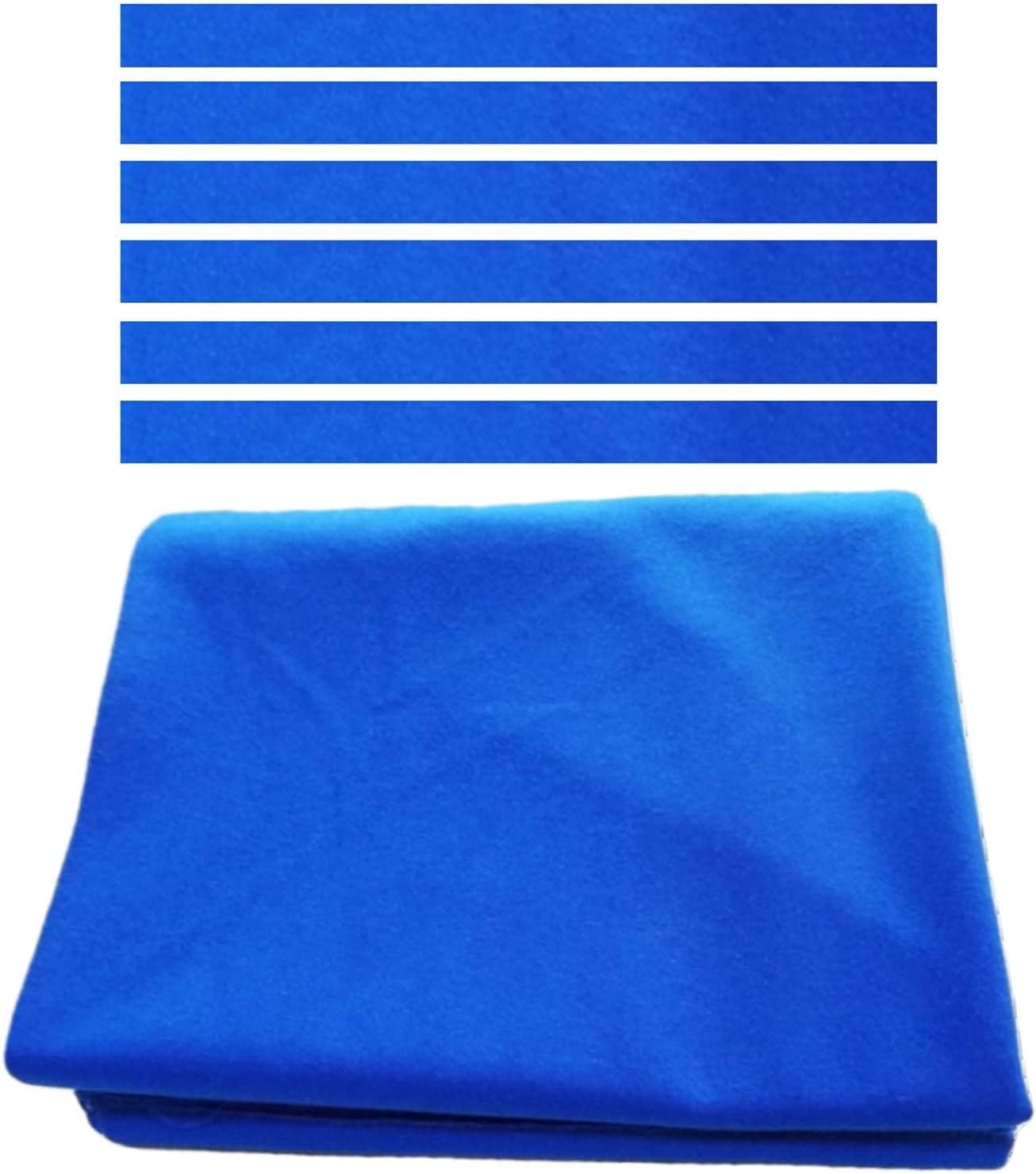 k3Mq9Rw Billiards velvet Blue Billiard Table Cloth Replacement Set Suitable For Bars, Clubs And Hotels
