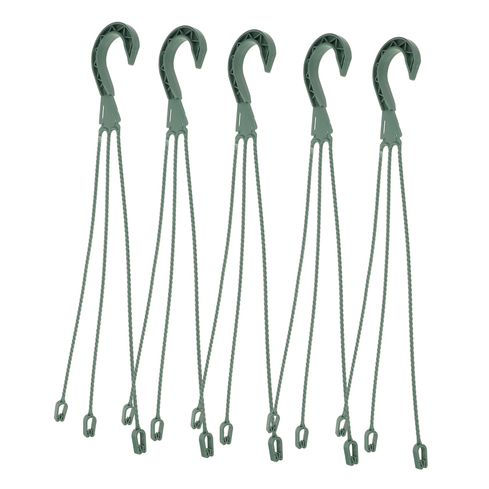 Happyyami Ganci Per Piante Sospese in Plastica 25 Pezzi Supporto Per Vasi Da Fiori Appesi Ideali Per Balcone Davanzale E Giardino Facili Da Montare E Resistenti Alle Intemperie