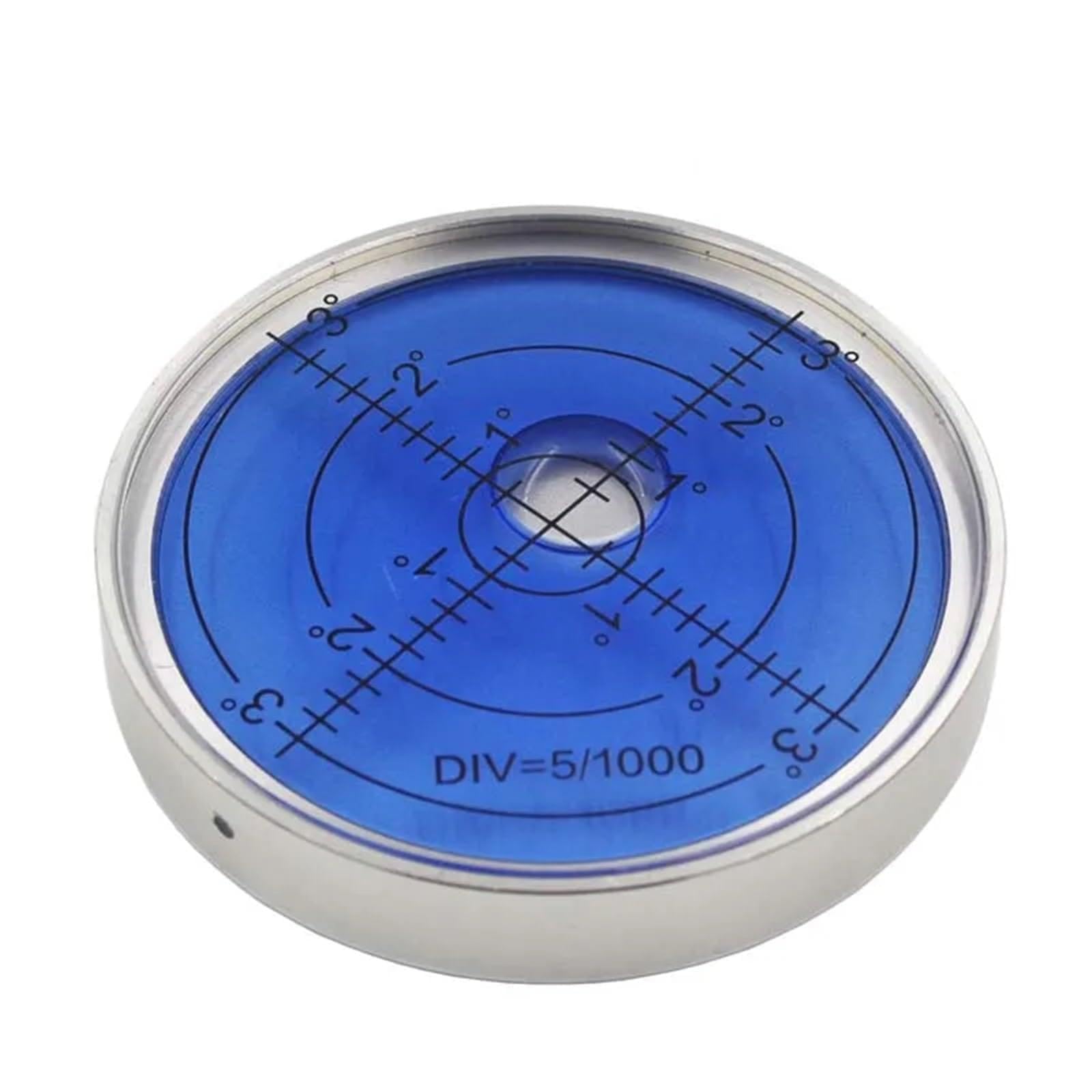 Round Universal Spirit Level Bubble Diameter 60mm Height 10mm Desktop Operation Surface Leveling Tool(Blue)