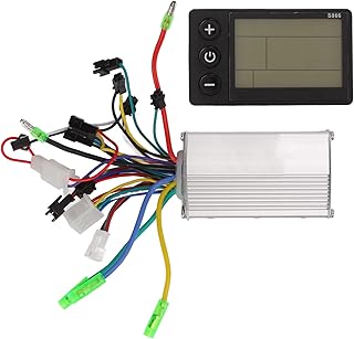LARIAU 48V/60V 350W Electric Bike Brushless DC Motor Controller 866 LCD Display Panel Kit for Electric Scooter Bicycle