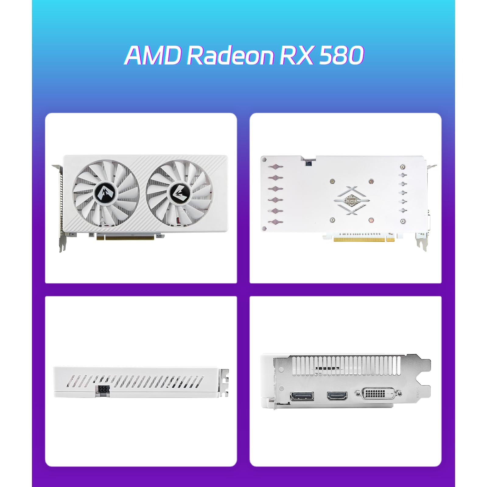 Amazon | MOUGOL AMD Radeon RX580 8GB ビデオグラフィックスカード